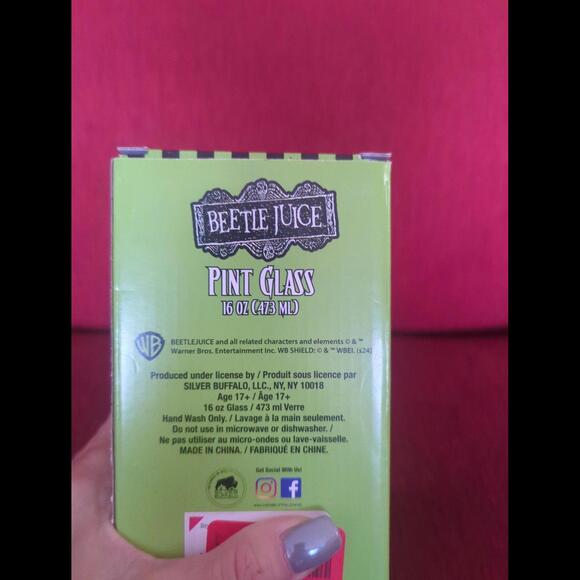 Beetlejuice pint glass - Picture 4 of 5